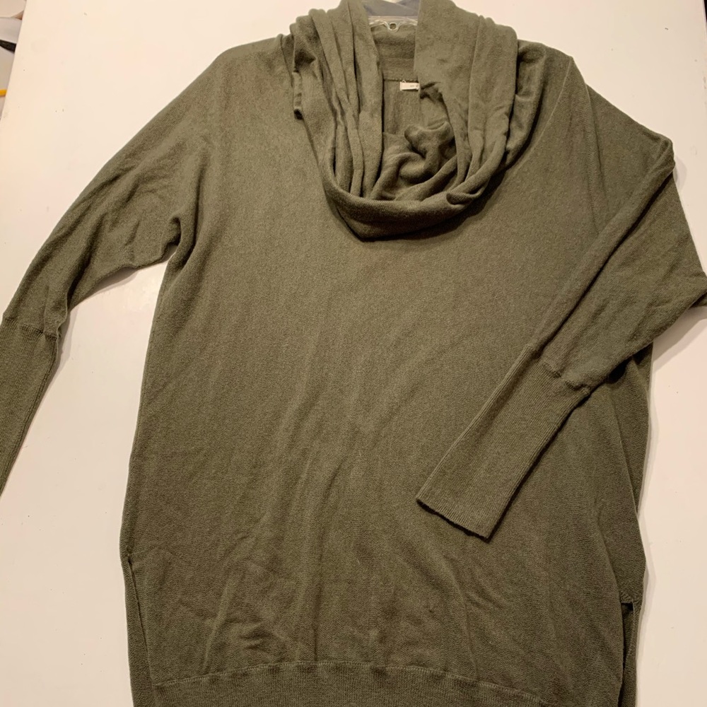 Boutique green sweater dress